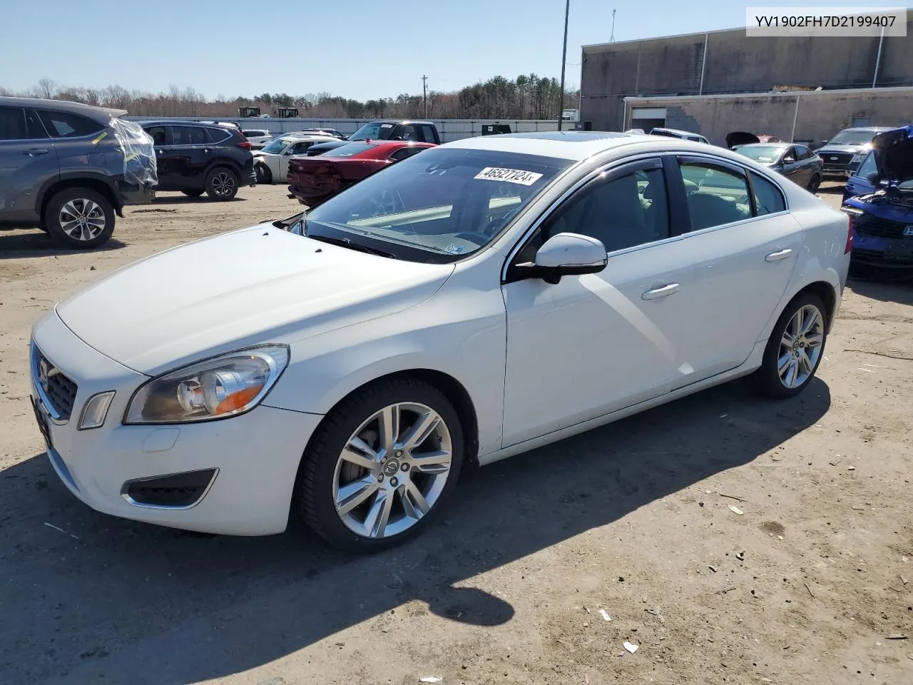 2013 Volvo S60 T6 VIN: YV1902FH7D2199407 Lot: 46527124