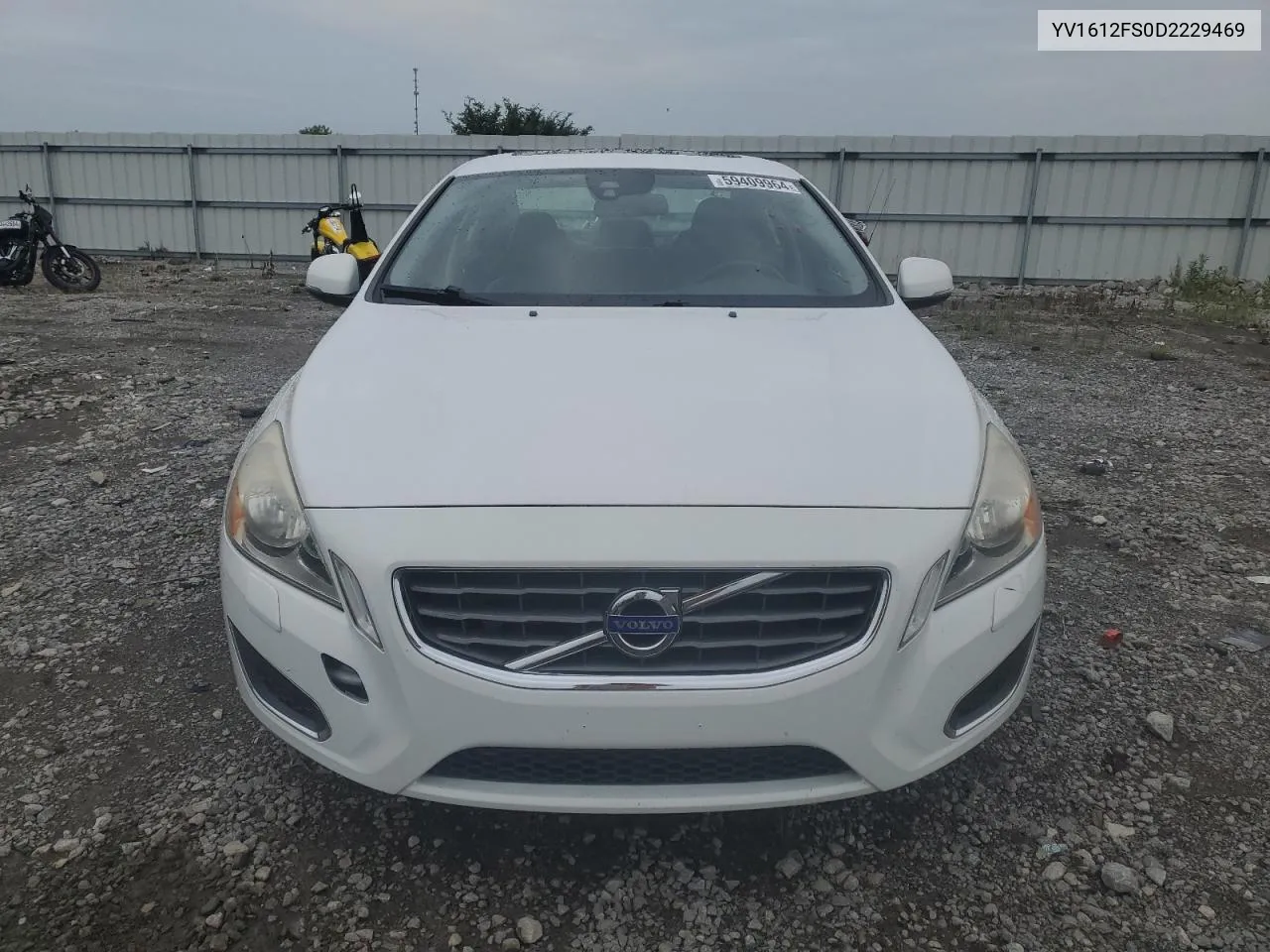 2013 Volvo S60 T5 VIN: YV1612FS0D2229469 Lot: 59409964