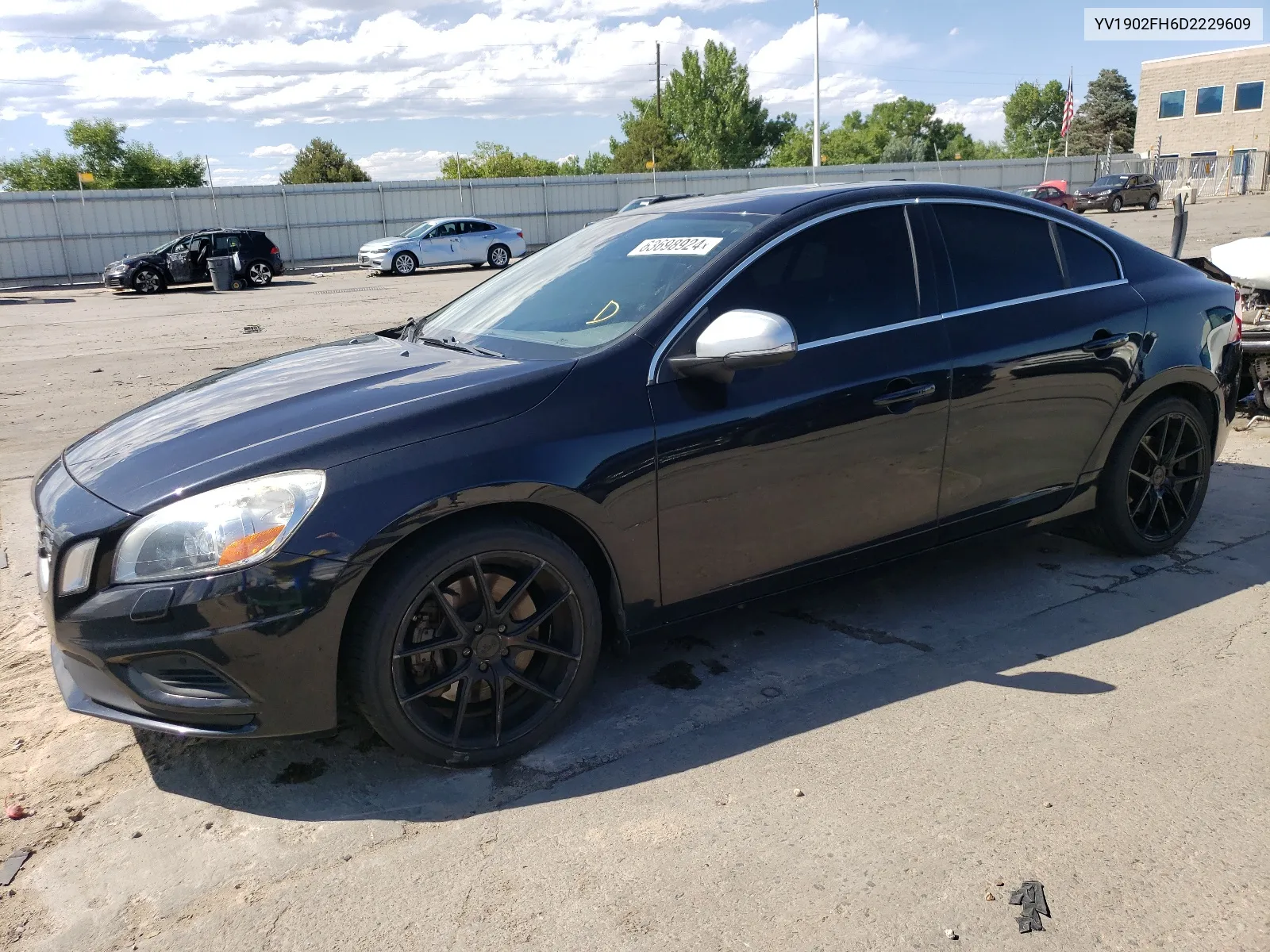 2013 Volvo S60 T6 VIN: YV1902FH6D2229609 Lot: 63698924