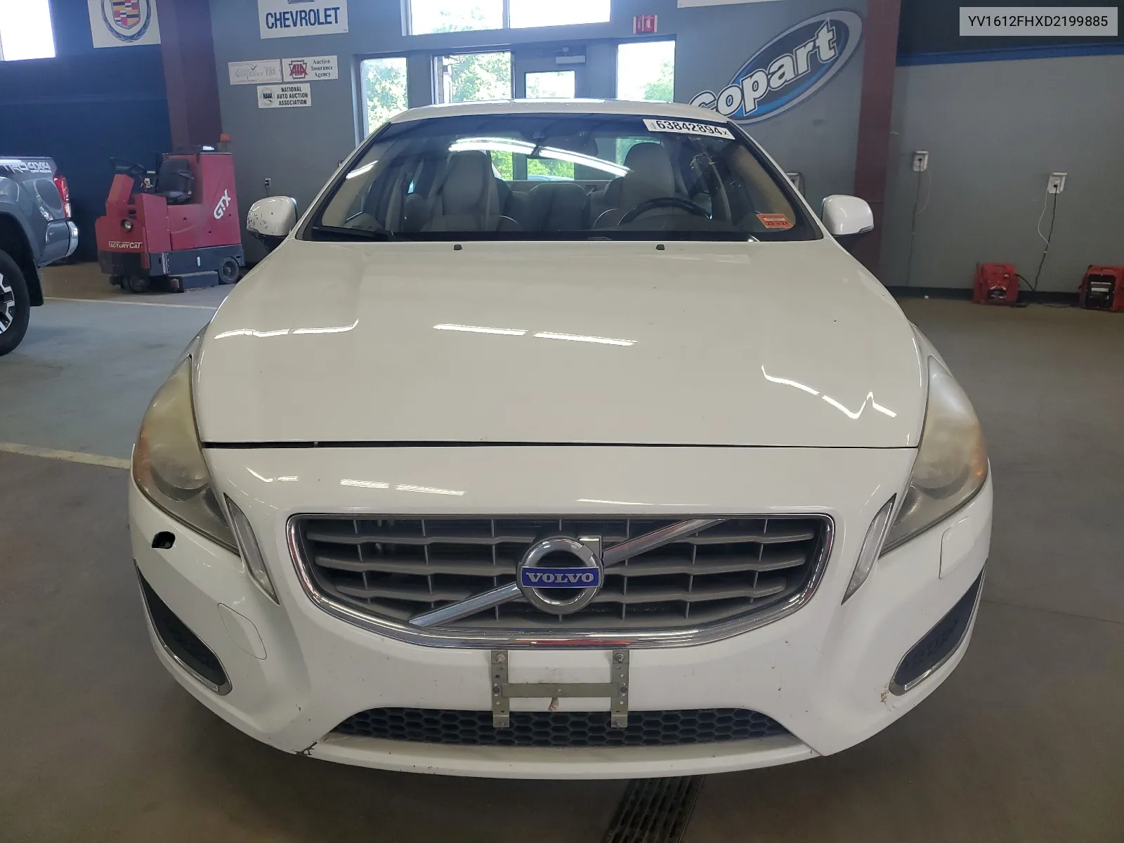 2013 Volvo S60 T5 VIN: YV1612FHXD2199885 Lot: 63842894