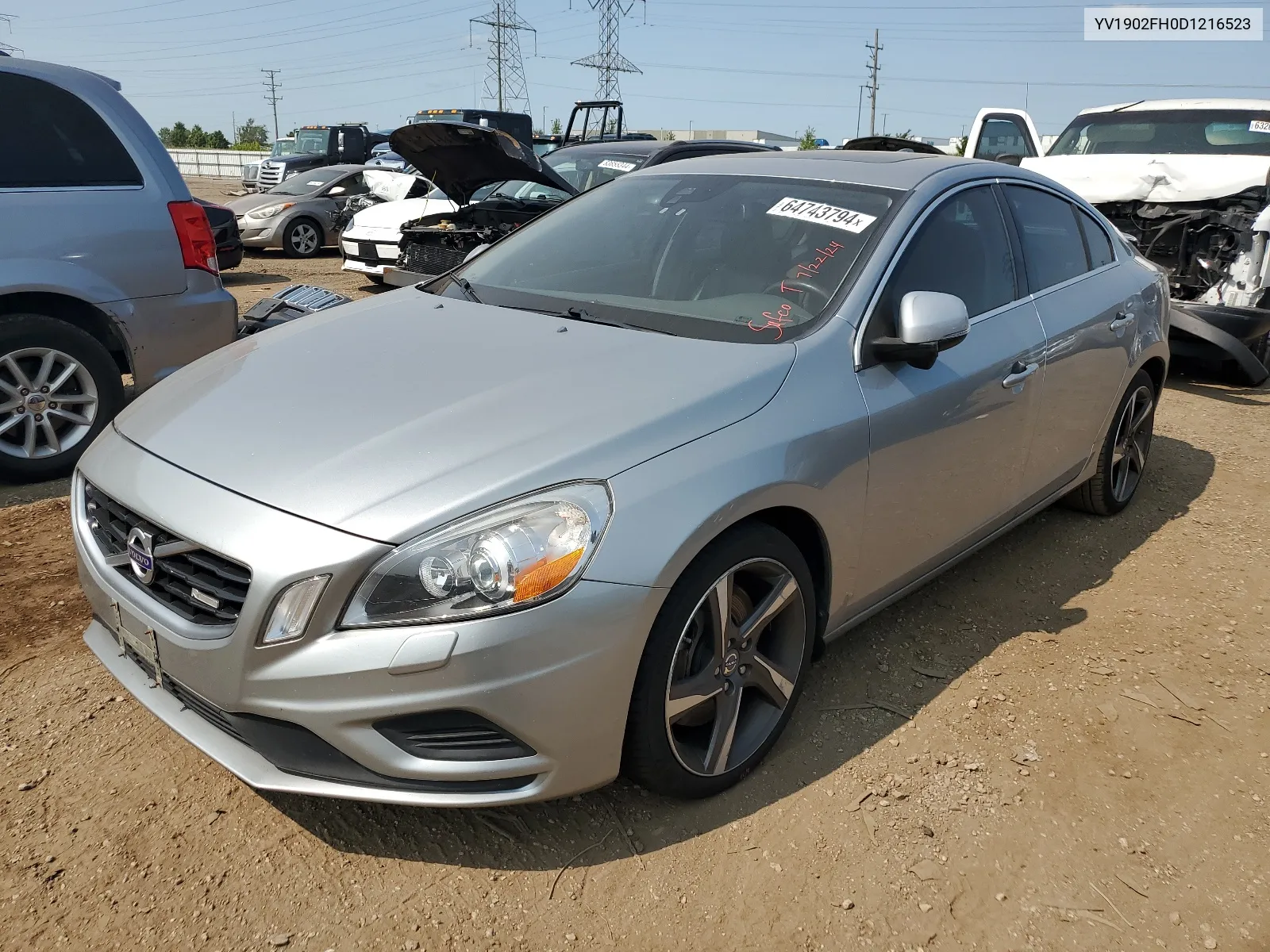 YV1902FH0D1216523 2013 Volvo S60 T6