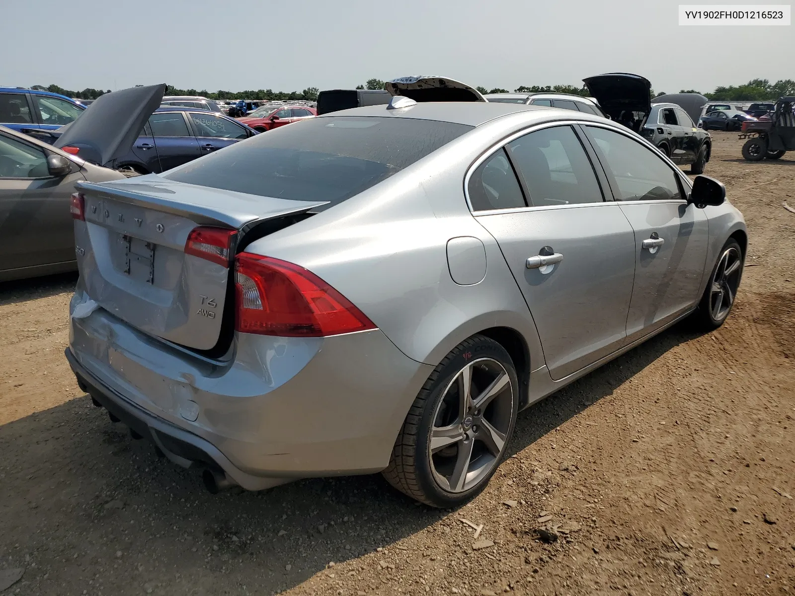 2013 Volvo S60 T6 VIN: YV1902FH0D1216523 Lot: 64743794