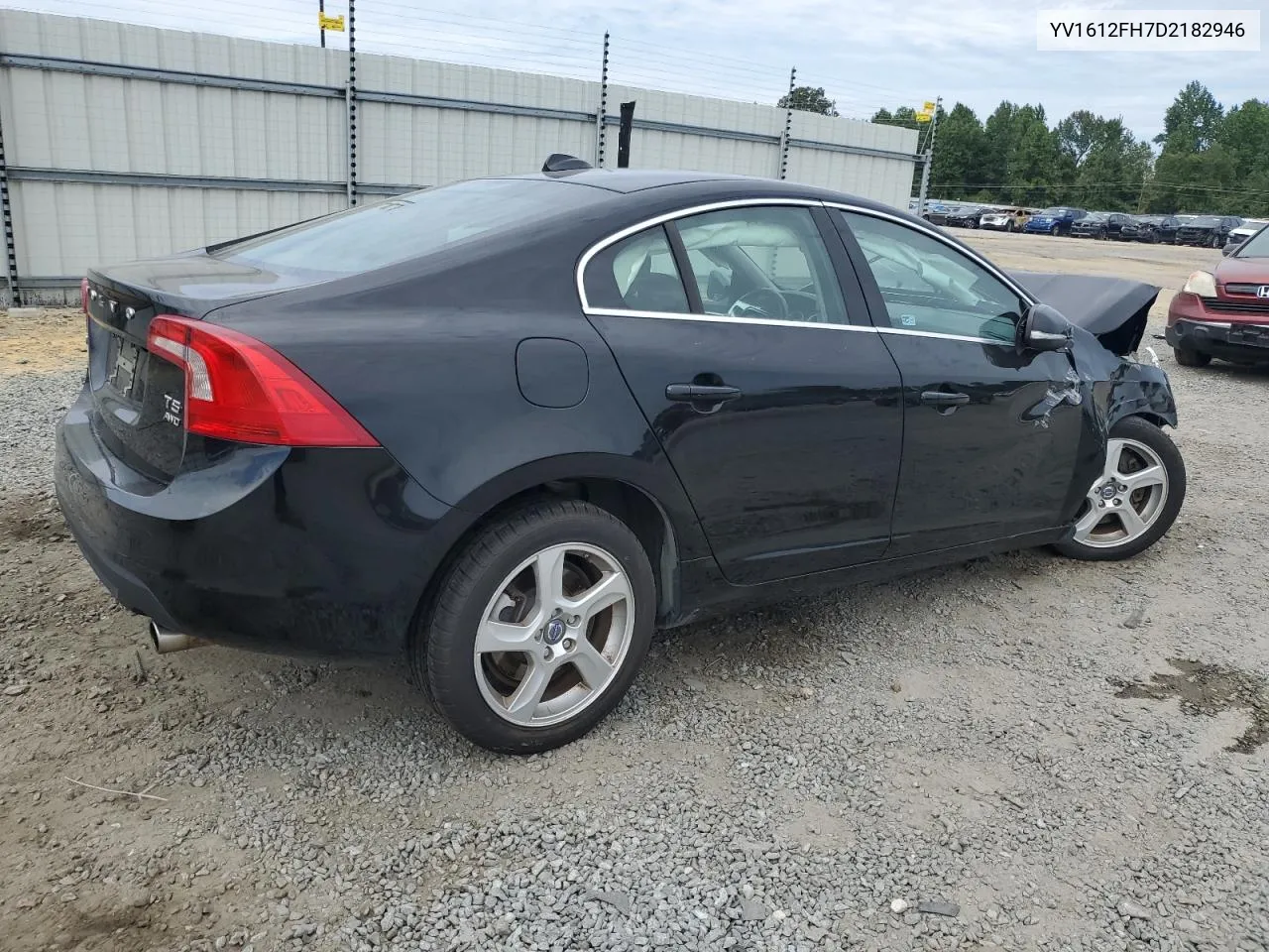 2013 Volvo S60 T5 VIN: YV1612FH7D2182946 Lot: 70180104