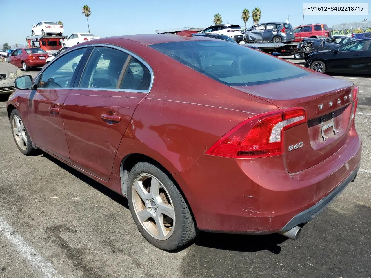 YV1612FS4D2218717 2013 Volvo S60 T5