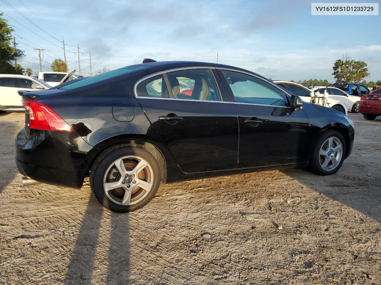 2013 Volvo S60 T5 VIN: YV1612FS1D1233729 Lot: 71285844