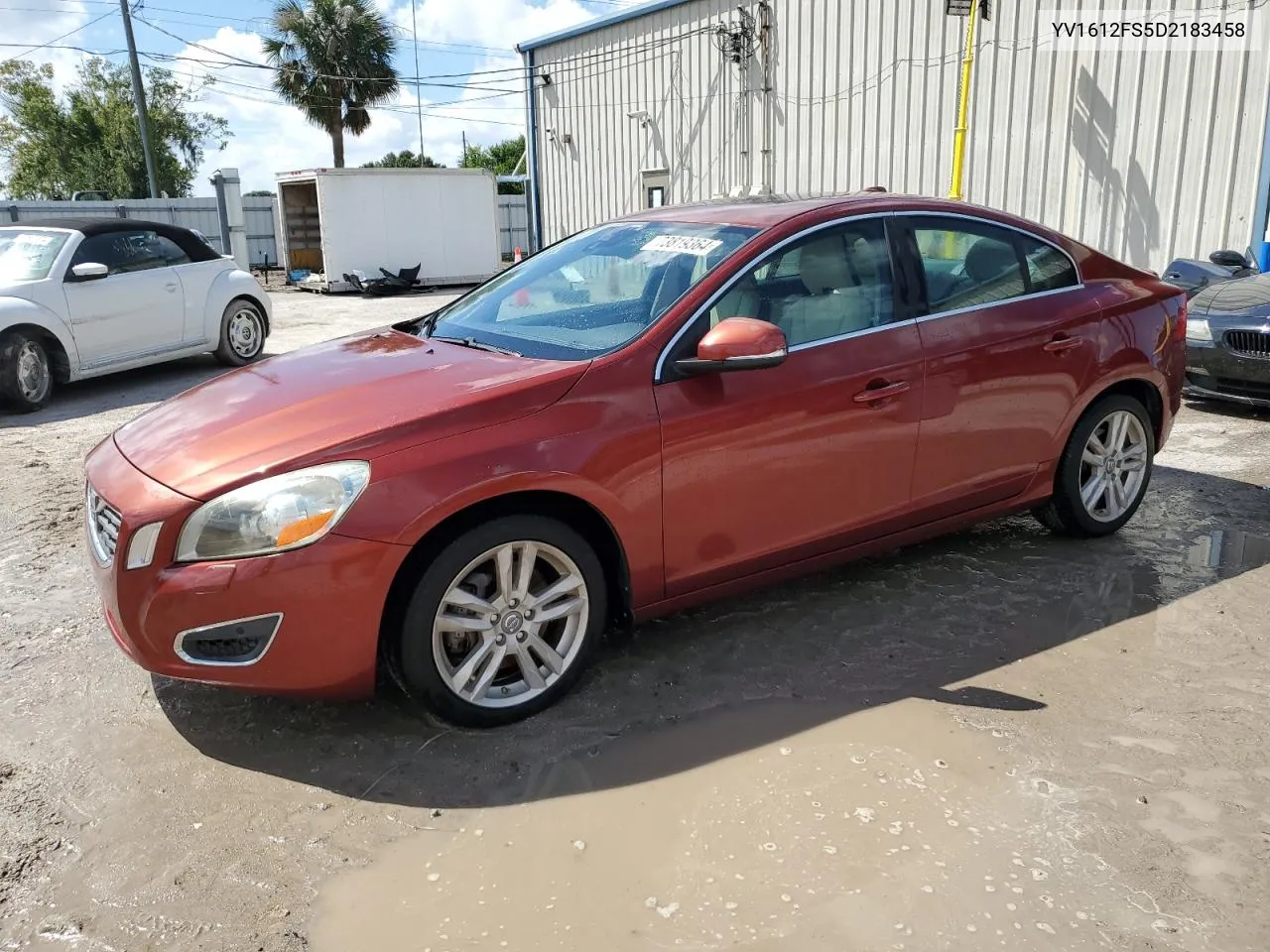 2013 Volvo S60 T5 VIN: YV1612FS5D2183458 Lot: 73819364