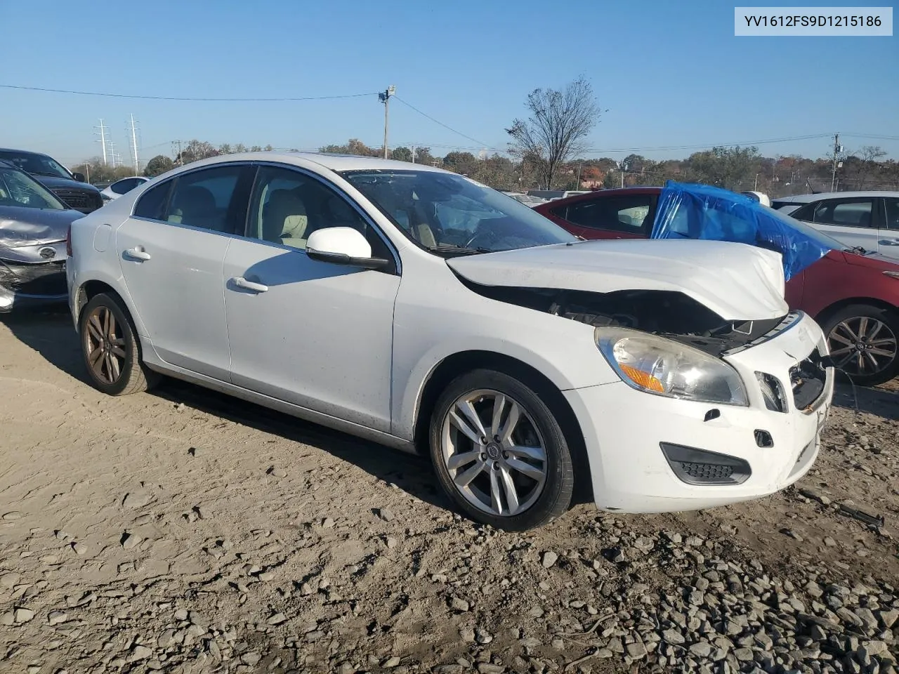 2013 Volvo S60 T5 VIN: YV1612FS9D1215186 Lot: 74106373