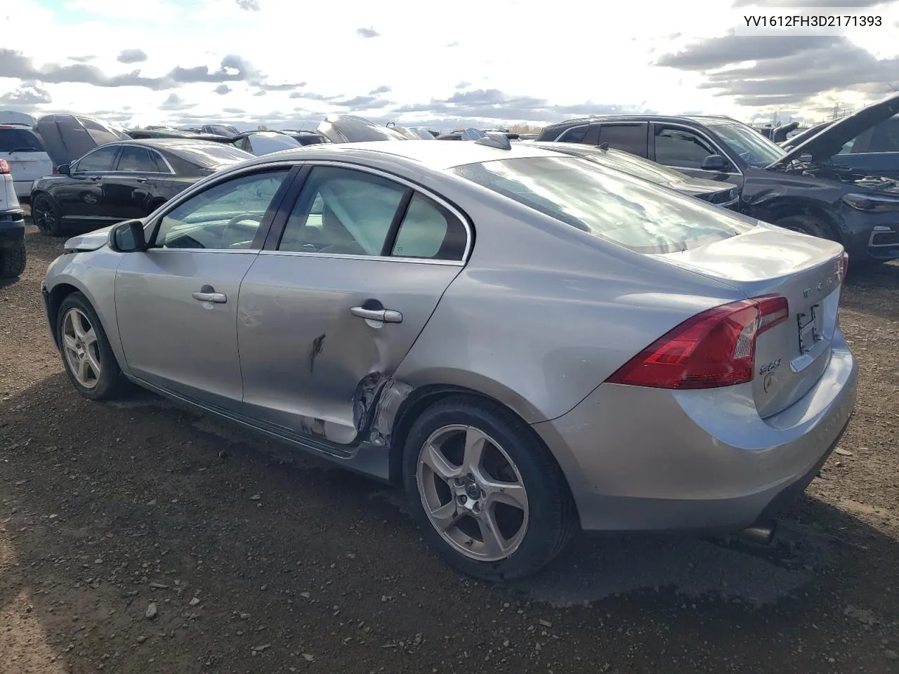 2013 Volvo S60 T5 VIN: YV1612FH3D2171393 Lot: 74993174