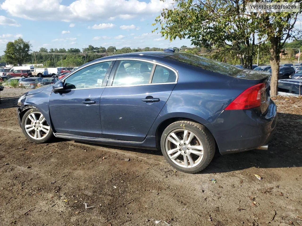 2013 Volvo S60 T5 VIN: YV1612FS5D2189289 Lot: 75013294