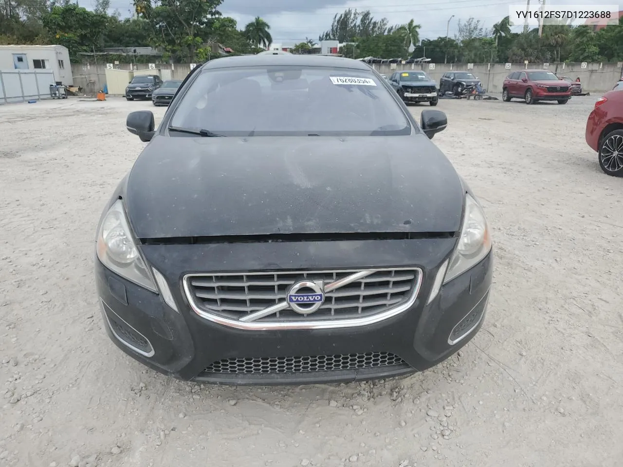 2013 Volvo S60 T5 VIN: YV1612FS7D1223688 Lot: 76280354