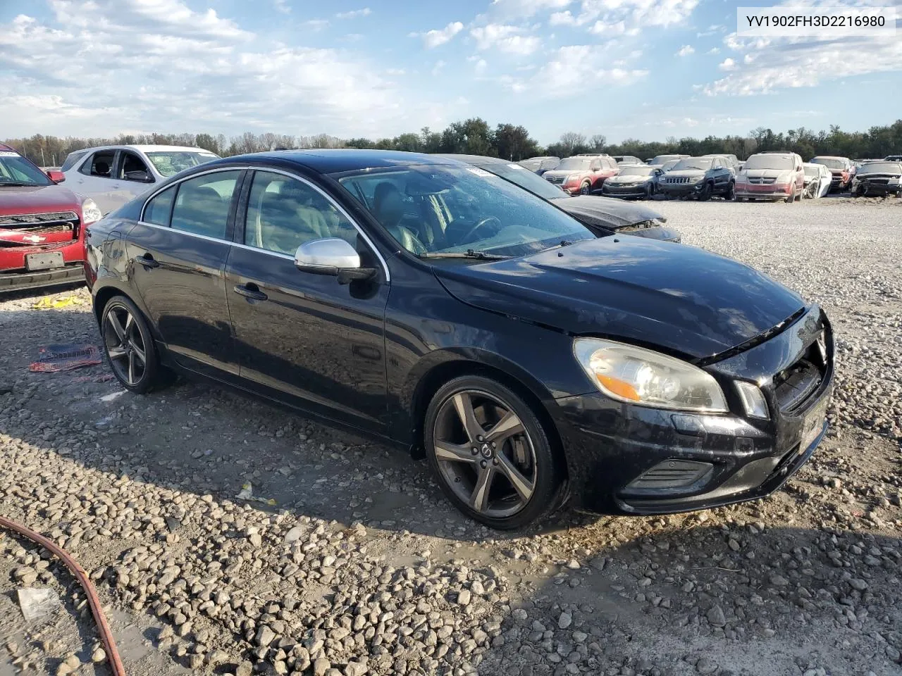 2013 Volvo S60 T6 VIN: YV1902FH3D2216980 Lot: 76928714