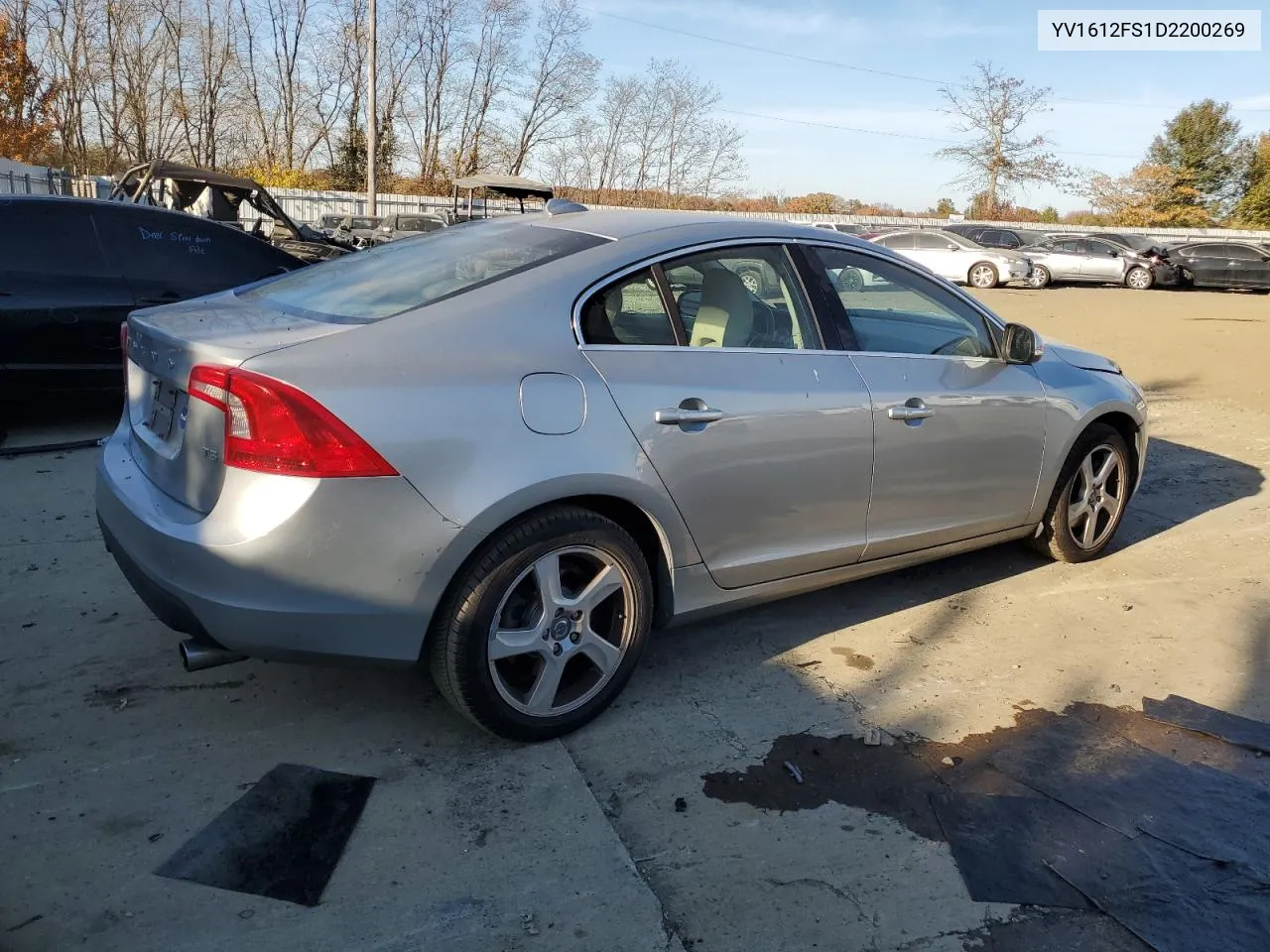 2013 Volvo S60 T5 VIN: YV1612FS1D2200269 Lot: 77708044