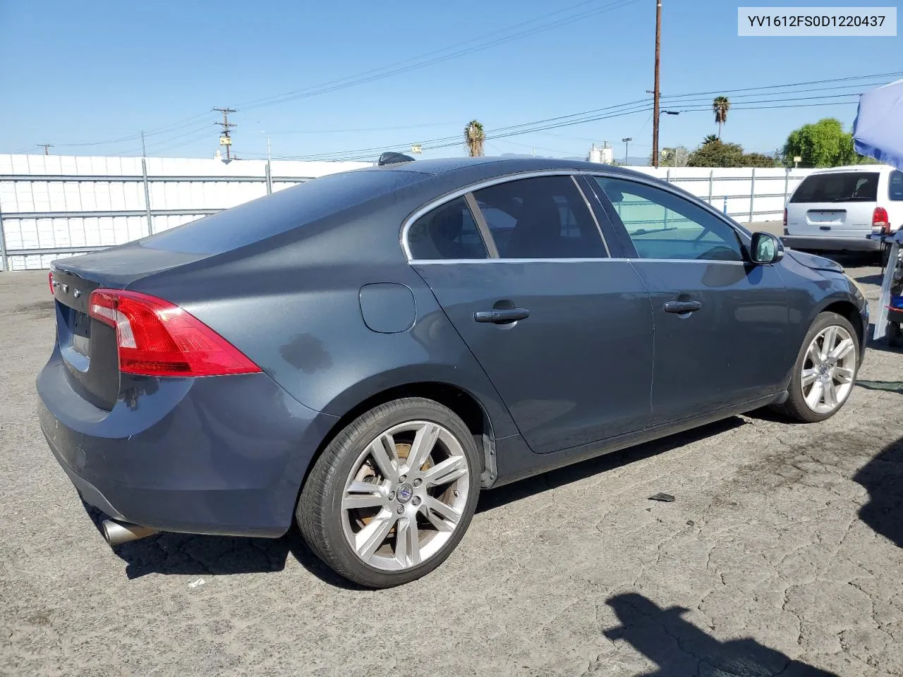 2013 Volvo S60 T5 VIN: YV1612FS0D1220437 Lot: 78505614