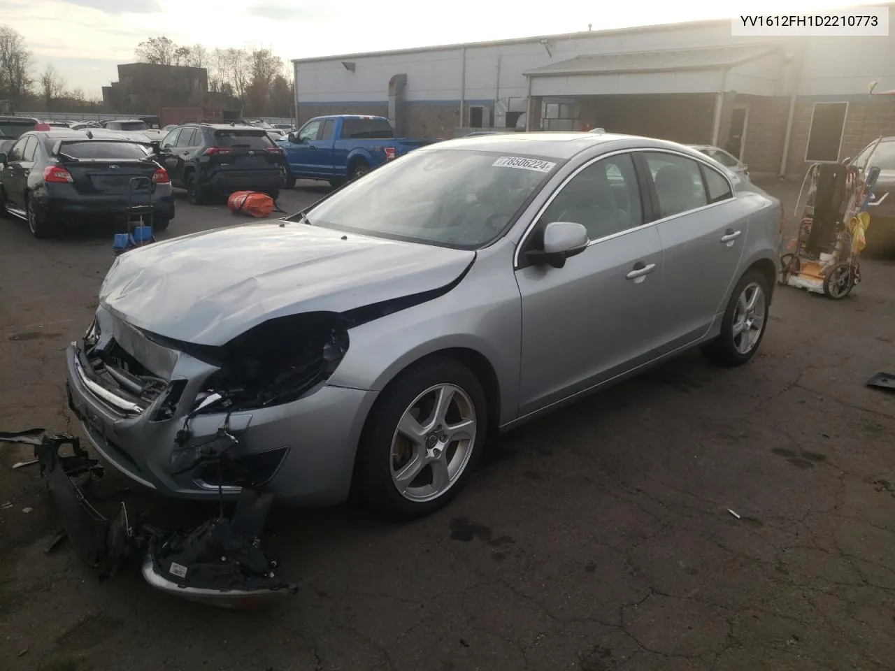 2013 Volvo S60 T5 VIN: YV1612FH1D2210773 Lot: 78506224