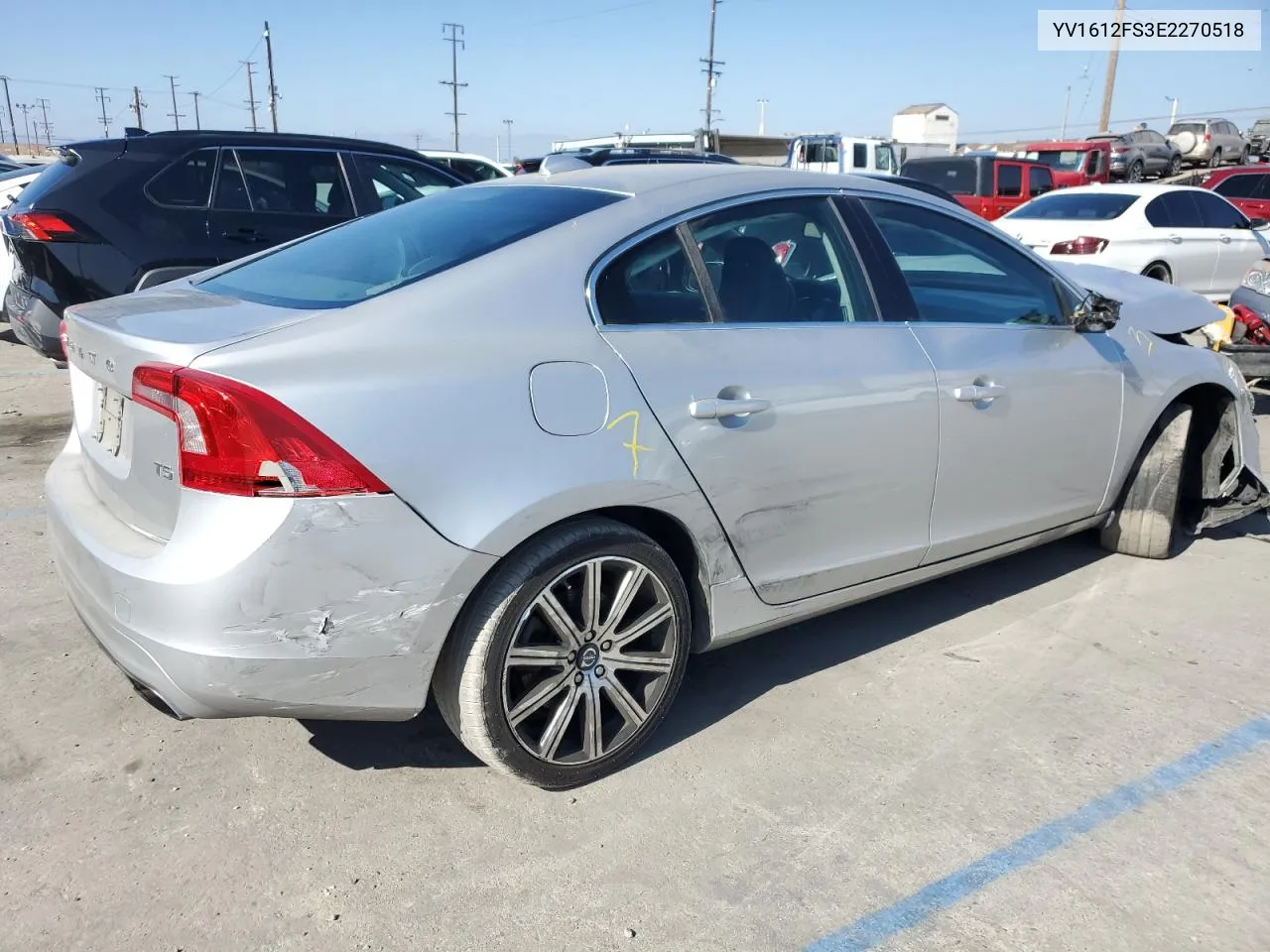 2014 Volvo S60 T5 VIN: YV1612FS3E2270518 Lot: 68903154