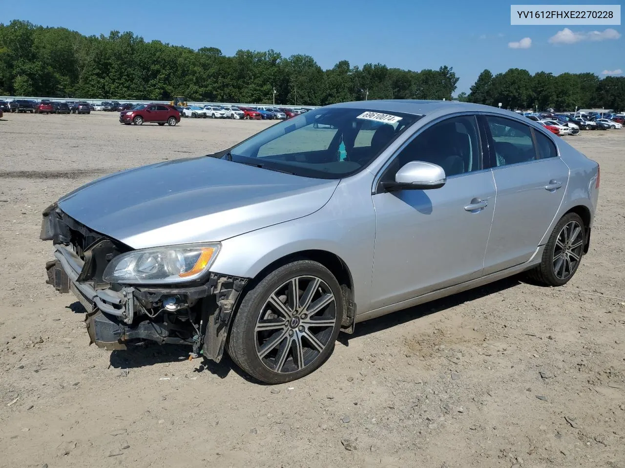 2014 Volvo S60 T5 VIN: YV1612FHXE2270228 Lot: 69610074