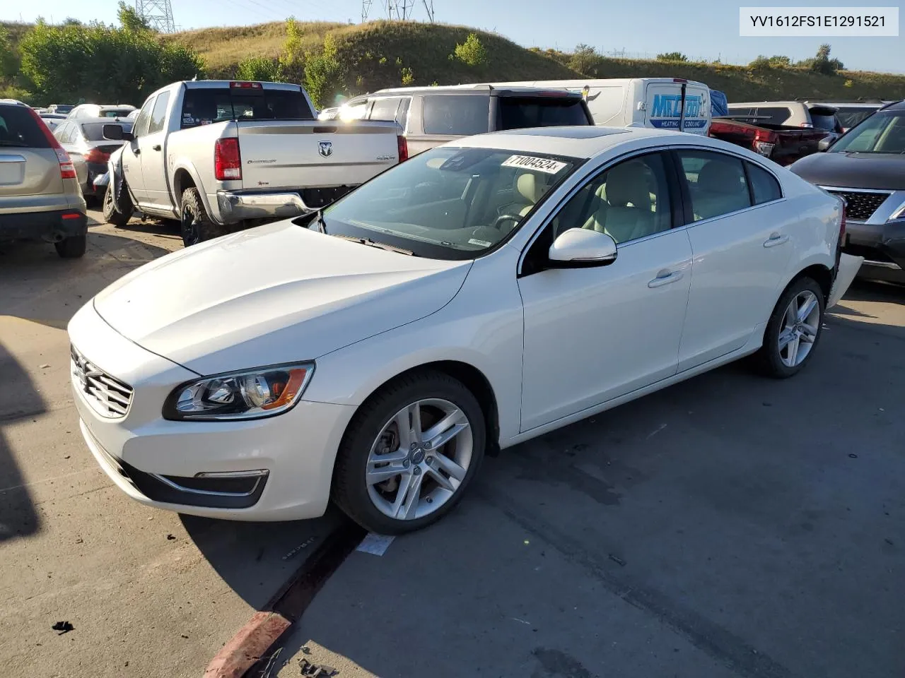 2014 Volvo S60 T5 VIN: YV1612FS1E1291521 Lot: 71004524