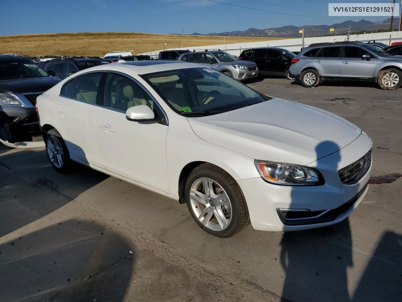 2014 Volvo S60 T5 VIN: YV1612FS1E1291521 Lot: 71004524