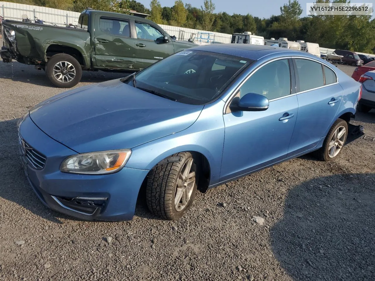 YV1612FH5E2296512 2014 Volvo S60 T5