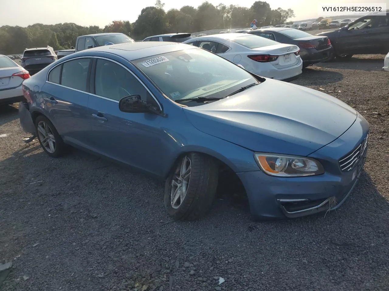 YV1612FH5E2296512 2014 Volvo S60 T5