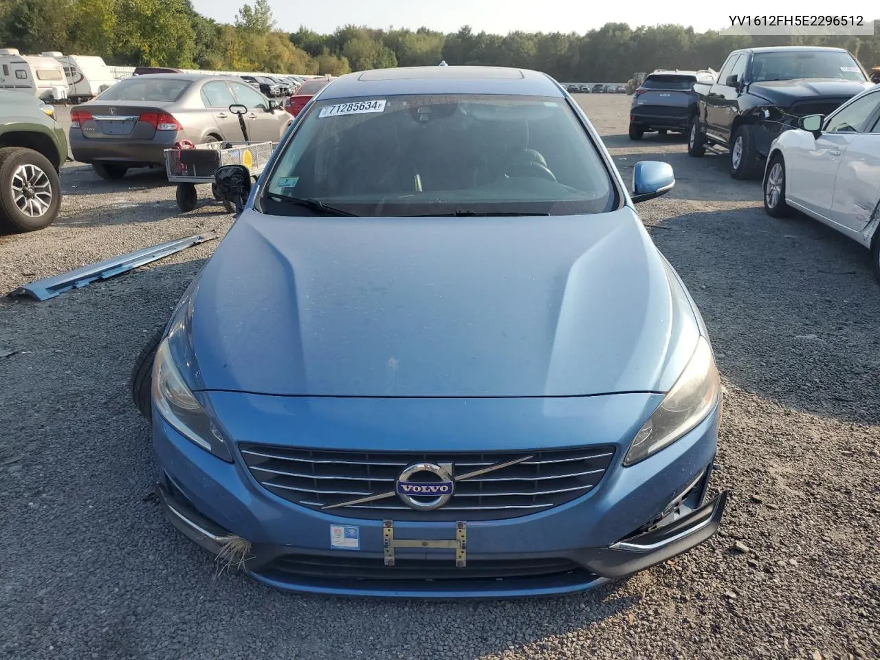 2014 Volvo S60 T5 VIN: YV1612FH5E2296512 Lot: 71285634