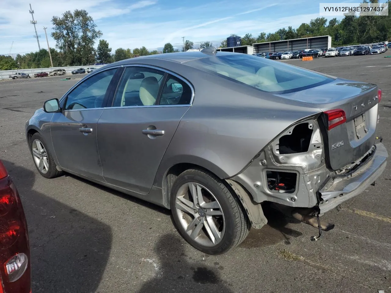 YV1612FH3E1297437 2014 Volvo S60 T5