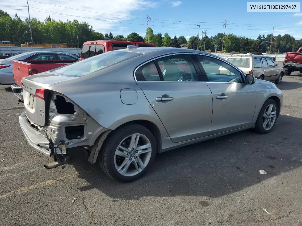 2014 Volvo S60 T5 VIN: YV1612FH3E1297437 Lot: 72817054