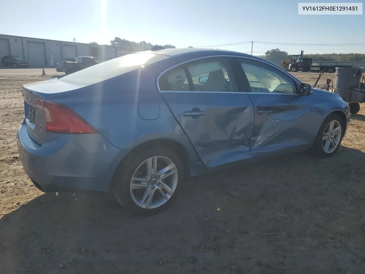 2014 Volvo S60 T5 VIN: YV1612FH0E1291451 Lot: 73734734