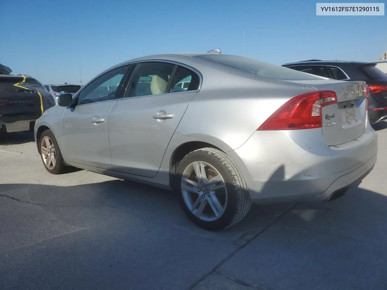 2014 Volvo S60 T5 VIN: YV1612FS7E1290115 Lot: 75730444