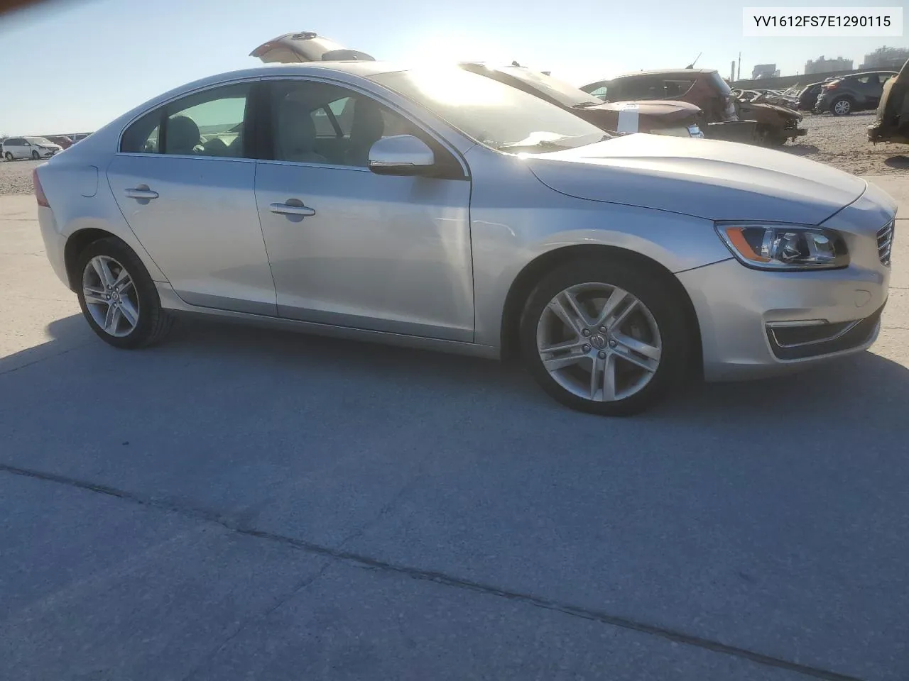 2014 Volvo S60 T5 VIN: YV1612FS7E1290115 Lot: 75730444