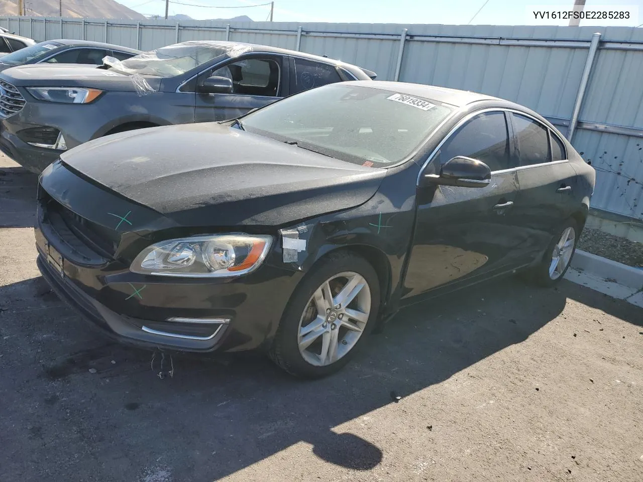 2014 Volvo S60 T5 VIN: YV1612FS0E2285283 Lot: 76019334