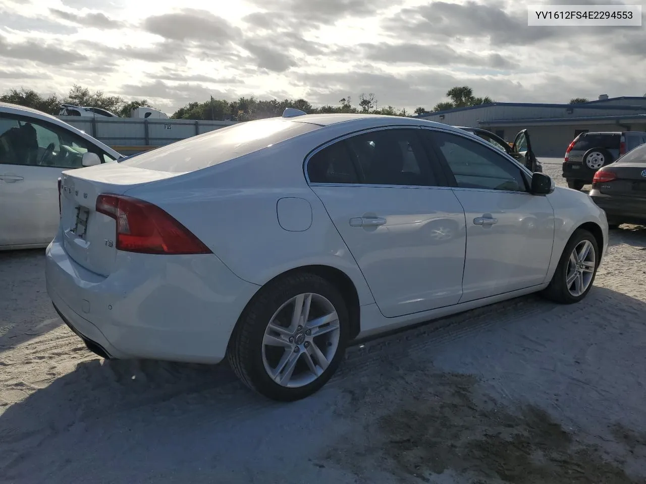 YV1612FS4E2294553 2014 Volvo S60 T5