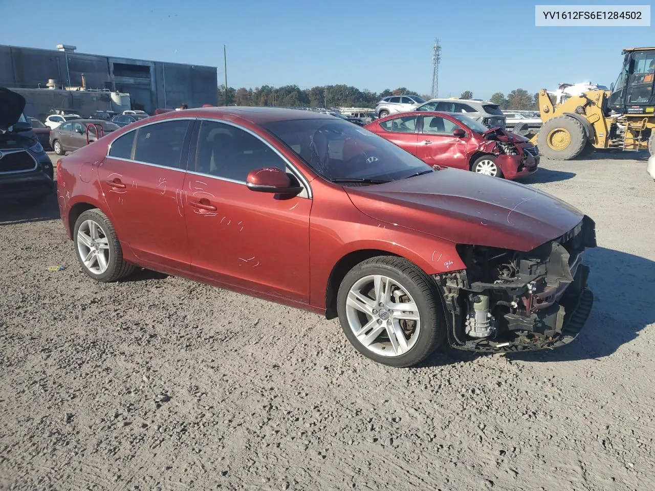 2014 Volvo S60 T5 VIN: YV1612FS6E1284502 Lot: 76863304