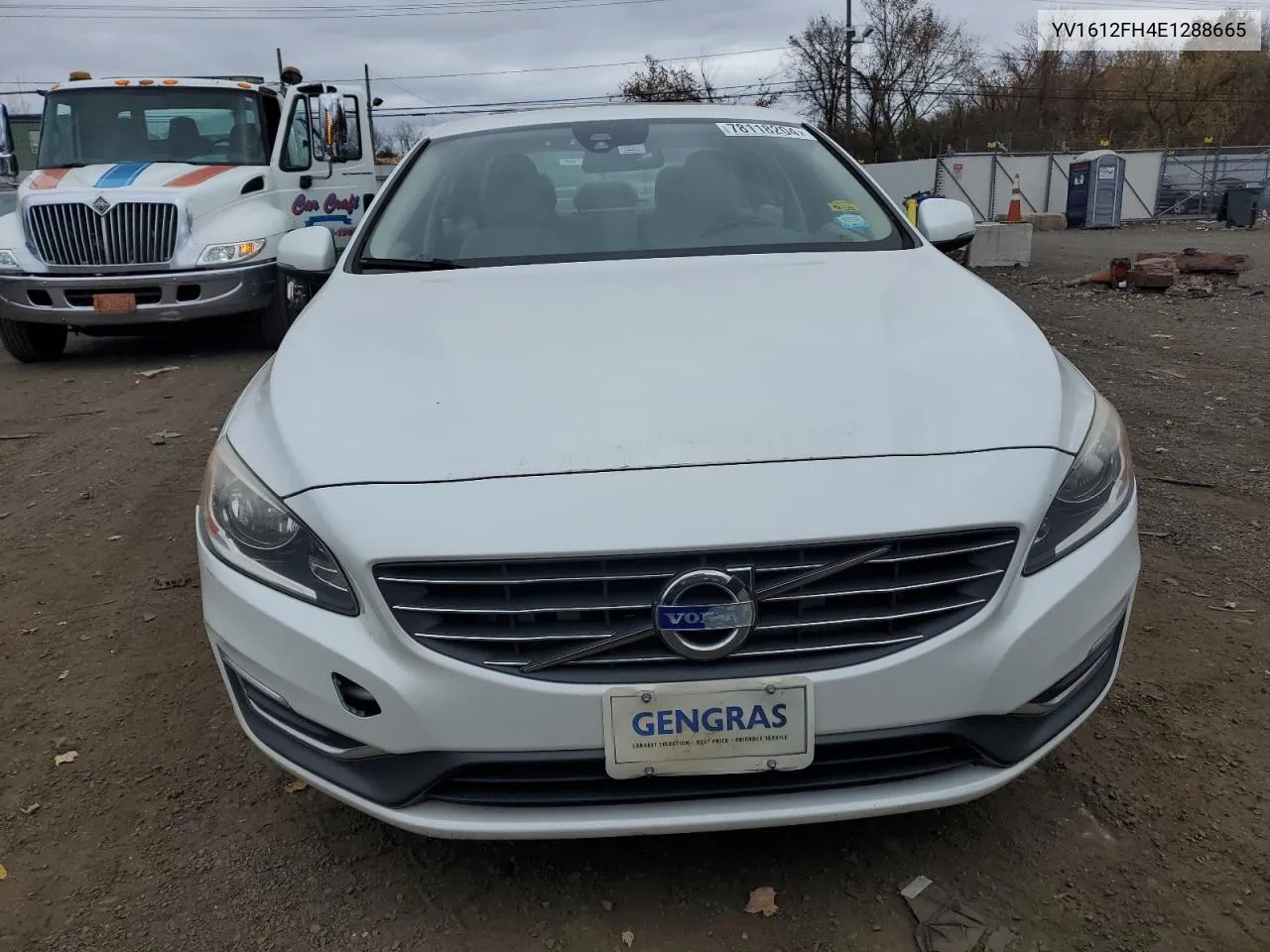 2014 Volvo S60 T5 VIN: YV1612FH4E1288665 Lot: 78118204