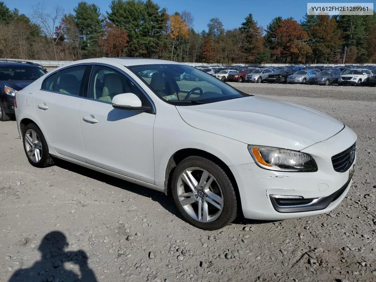 2014 Volvo S60 T5 VIN: YV1612FH2E1289961 Lot: 78212024