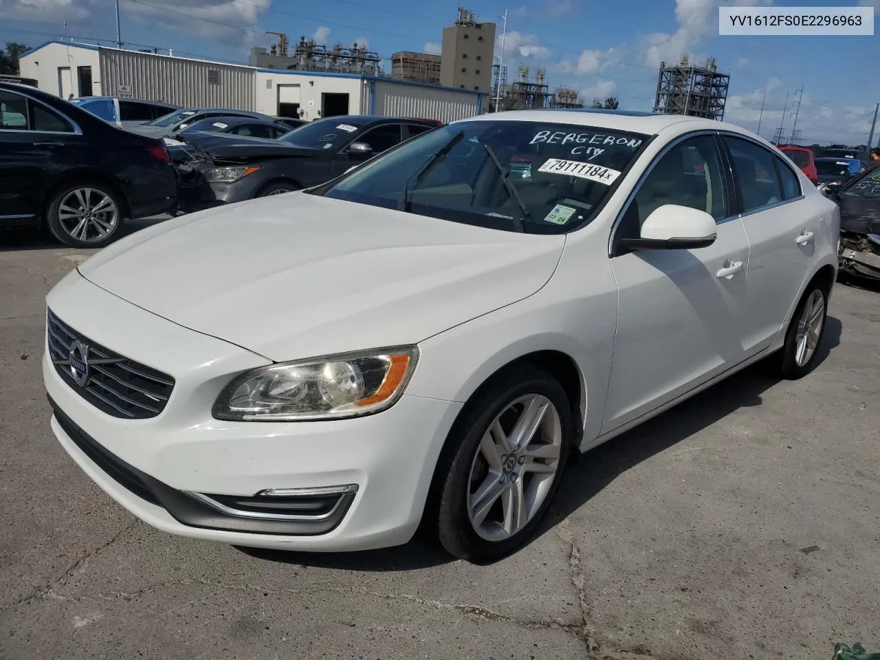 2014 Volvo S60 T5 VIN: YV1612FS0E2296963 Lot: 79111184