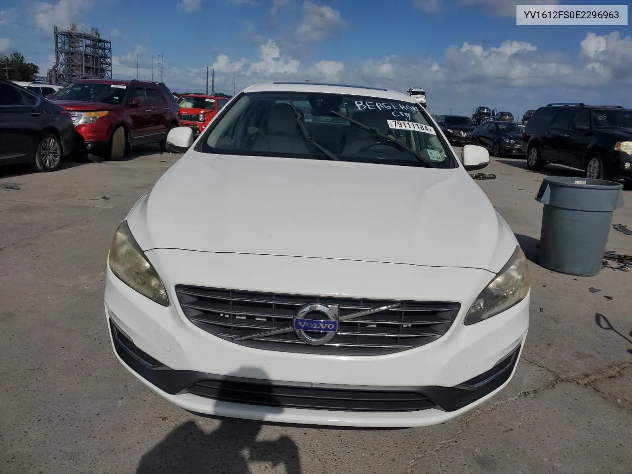 2014 Volvo S60 T5 VIN: YV1612FS0E2296963 Lot: 79111184