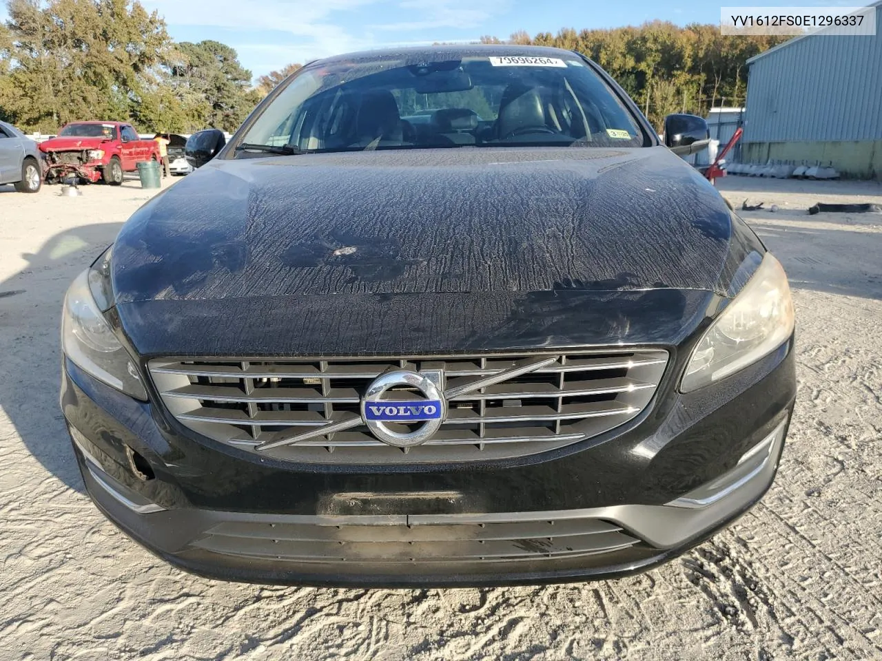 2014 Volvo S60 T5 VIN: YV1612FS0E1296337 Lot: 79696264