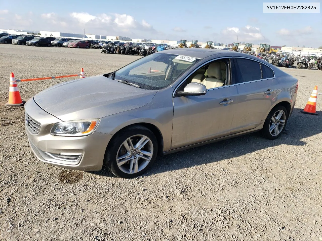 2014 Volvo S60 T5 VIN: YV1612FH0E2282825 Lot: 79852744