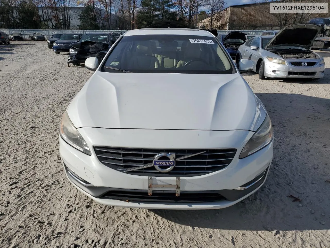 2014 Volvo S60 T5 VIN: YV1612FHXE1295104 Lot: 79875404