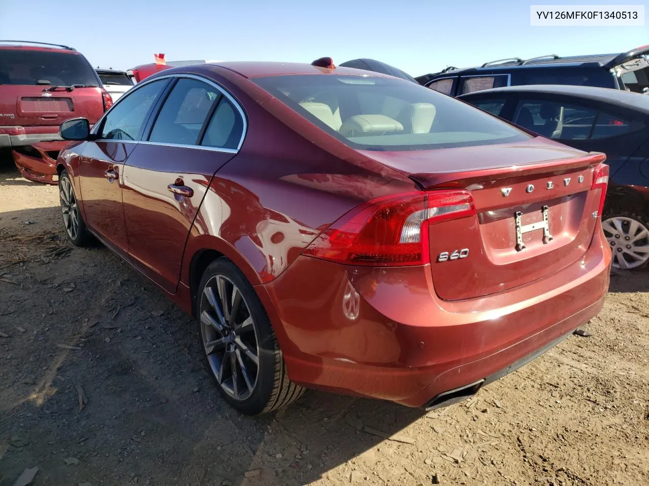 YV126MFK0F1340513 2015 Volvo S60 Premier