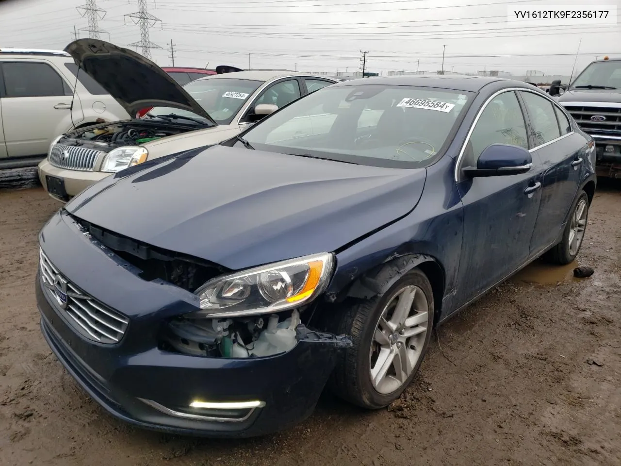 2015 Volvo S60 Premier VIN: YV1612TK9F2356177 Lot: 46695584