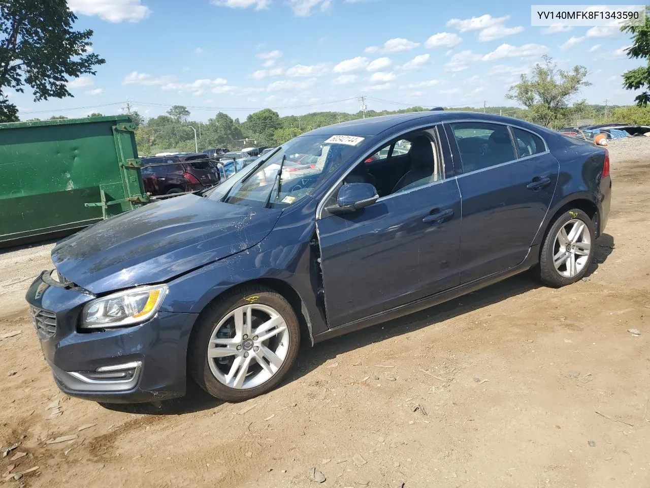 2015 Volvo S60 Premier VIN: YV140MFK8F1343590 Lot: 60342144