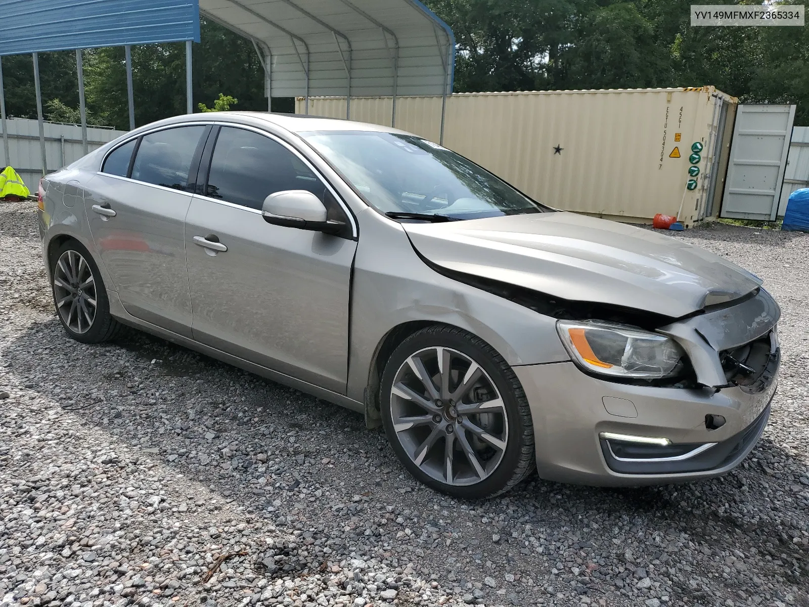 YV149MFMXF2365334 2015 Volvo S60 Platinum