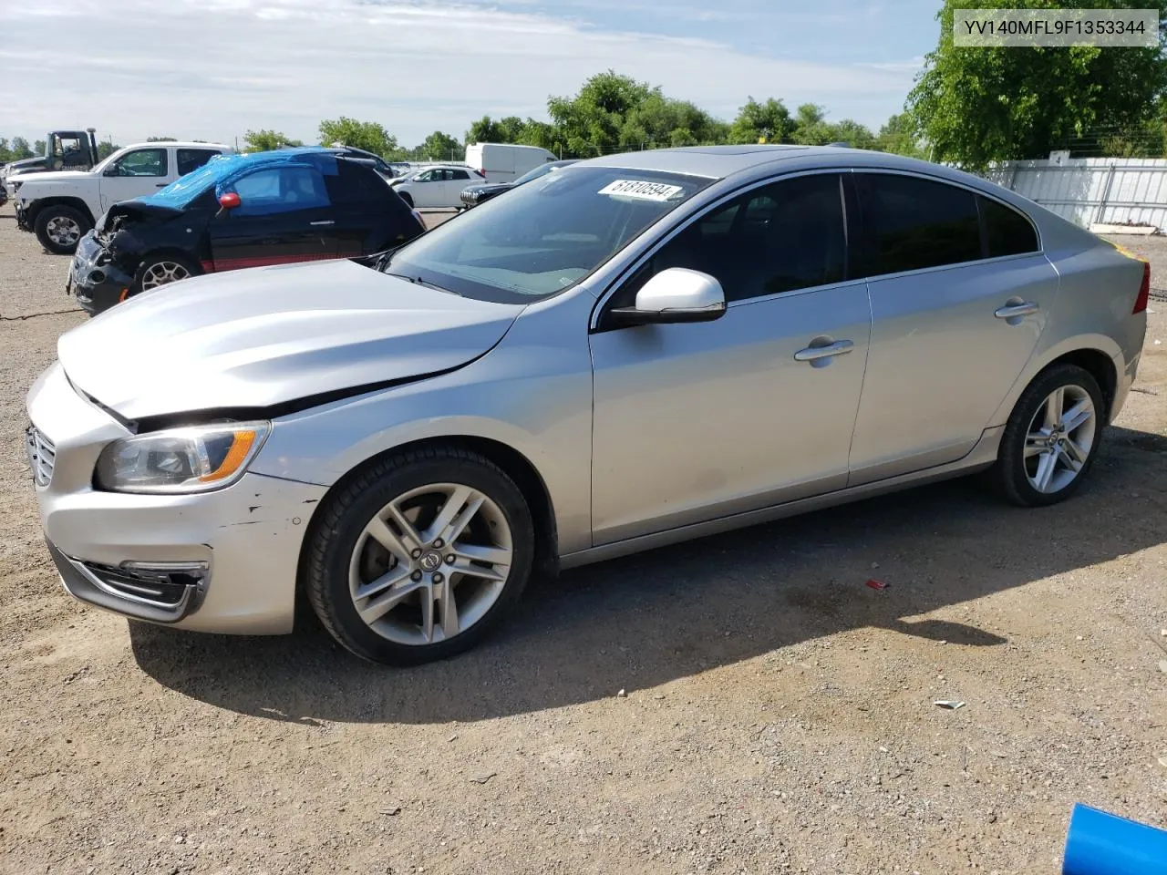 2015 Volvo S60 Premier+ VIN: YV140MFL9F1353344 Lot: 61810594