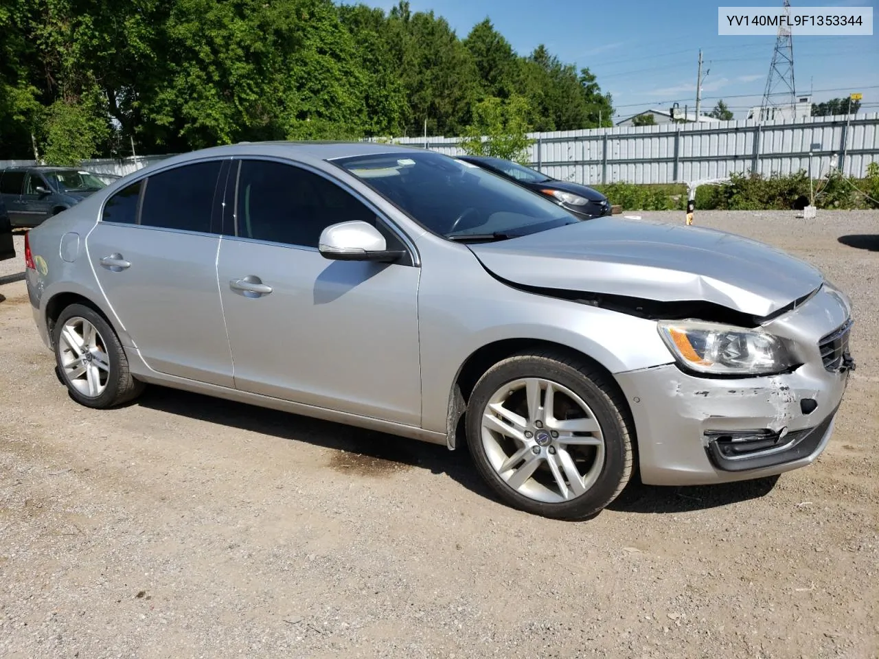 2015 Volvo S60 Premier+ VIN: YV140MFL9F1353344 Lot: 61810594