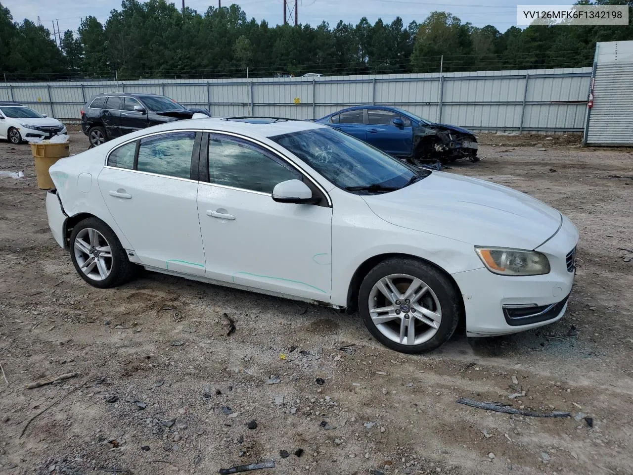 2015 Volvo S60 Premier VIN: YV126MFK6F1342198 Lot: 66561464