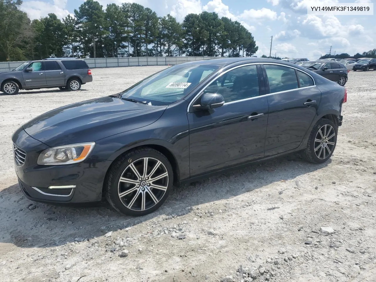 2015 Volvo S60 Premier VIN: YV149MFK3F1349819 Lot: 66590114