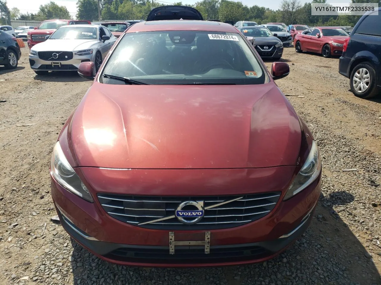 2015 Volvo S60 Platinum VIN: YV1612TM7F2335538 Lot: 68672074