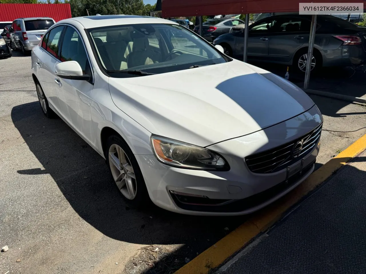 YV1612TK4F2366034 2015 Volvo S60 Premier